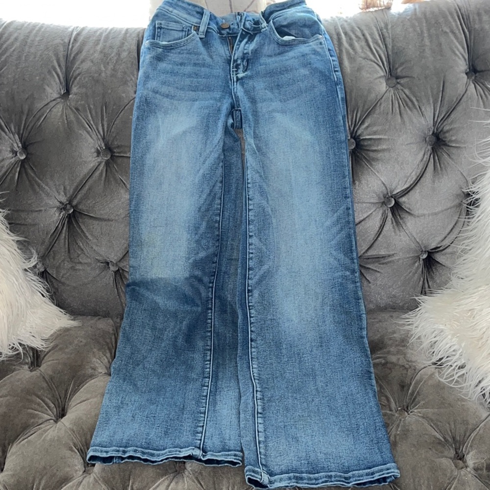 Stylish Light Blue Flare Jeans for Women